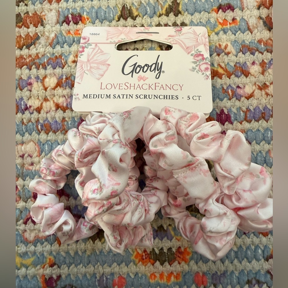 NWT Loveshackfancy x Goody Satin Scrunchies